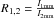 Mathematical equation: \hbox{$R_{1,2}=\frac{I_{1\rm mm}}{I_{2\rm mm}}$}