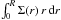 Mathematical equation: \hbox{$\int_0^R \Sigma(r)\,r\,{\rm d}r$}
