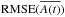 \hbox{$\textnormal{RMSE}(\overline{A(t)})$}