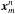 \hbox{$\vec{x}^n_m$}