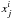 \hbox{$x^{i}_j$}