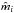 \hbox{$\hat{m}_i$}