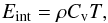 \appendix \setcounter{section}{1} \begin{equation} E_\mathrm{int} = \rho C_\mathrm{v} T \label{eq:eint} , \end{equation}