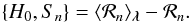 \appendix \setcounter{section}{2} \begin{equation} \{H_0,S_n\} = \langle {\cal R}_n\rangle_{{\boldsymbol \l}}-{\cal R}_n. \label{eq.hic} \end{equation}