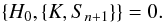 \appendix \setcounter{section}{2} \begin{equation} \{H_0,\{K,S_{n+1}\}\} = 0. \label{eq.h0} \end{equation}