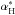 \hbox{$\alpha^{\ast}_{\rm H}$}