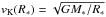 \hbox{$v_\text{K}(R_\ast)=\sqrt{GM_\ast/R_\ast}$}