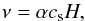 \begin{equation} \nu = \alpha c_\text{s} H,\label{eq:viscosity-nu} \end{equation}