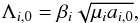 \begin{equation} \Lambda_{i,0} = \beta_i\sqrt{\mu_i a_{i,0}}, \end{equation}