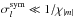 \hbox{$\sigma_l^{{\rm sym}}\ll 1/\chi_{|m|}$}