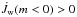 \hbox{$\dot{J}_{{\rm w}}(m<0)>0$}