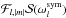 \hbox{$\mathcal{F}_{l,|m|}\mathcal{S}( \omega_{l}^{{\rm sym}})$}