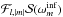 \hbox{$\mathcal{F}_{l,|m|} \mathcal{S}(\omega_m^{{\rm inf}})$}