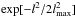 \hbox{$\exp[-l^2/2l_{{\rm max}}^2]$}