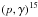 \hbox{$(p,\gamma){}^{15}$}