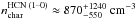 \hbox{$n_{\rm{}char}^{\text{HCN (1--0)}}\approx{}870_{-550}^{+1240}~\rm{}cm^{-3}$}