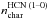 \hbox{$n_{\rm{}char}^{\text{HCN (1--0)}}$}