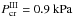 Mathematical equation: \hbox{$ P_{\rm{cr}}^{\rm III} = 0.9 {\rm{~kPa}}$}