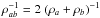 Mathematical equation: \hbox{$\rho_{ab}^{-1}=2~(\rho_a+\rho_b)^{-1}$}