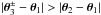 Mathematical equation: \hbox{$|\vec\theta_3^{\pm}-\vec\theta_1| > |\vec\theta_2-\vec\theta_1|$}