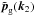 Mathematical equation: \hbox{$\tilde\vp_{\rm g}(\vk_2)$}
