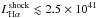 Mathematical equation: \hbox{$L^{\rm shock}_{\rm H\alpha} \lesssim 2.5 \times 10 ^{41}$}