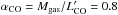 Mathematical equation: \hbox{$\alpha_{\rm CO}=M_{\rm gas}/L_{\rm CO}'=0.8$}