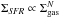 Mathematical equation: \hbox{$\Sigma_\textit{SFR}\propto \Sigma_{\rm gas}^N$}