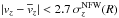 Mathematical equation: \hbox{$|v_z-\overline{v}_z| < 2.7 \,\sigma_z^{\rm NFW}(R)$}