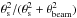 Mathematical equation: \hbox{$\theta^2_{\rm s}/(\theta^2_{\rm s}+\theta^2_{\rm beam})$}