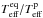 Mathematical equation: \hbox{$T^{\rm eq}_{\rm eff}/T^{\rm p}_{\rm eff}$}