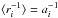 Mathematical equation: \hbox{$\langle r_i^{-1} \rangle = a_i^{-1}$}