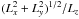 Mathematical equation: \hbox{$(L_x^2 + L_y^2)^{1/2}/L_z$}