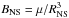 Mathematical equation: \hbox{$B_\text{NS} = \mu/R_\text{NS}^3$}