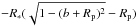 Mathematical equation: \hbox{$-R_*(\sqrt{1-(b+R_{\rm p})^2}-R_{\rm p})$}