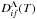 Mathematical equation: \hbox{$D_{if}^{\Lambda}(T)$}
