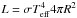 Mathematical equation: \hbox{$L=\sigma T_{\rm eff}^4 4 \pi R^2$}