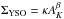 Mathematical equation: \hbox{$\Sigma_{\rm YSO} = \kappa A_K^\beta$}