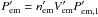 Mathematical equation: \hbox{$P_{\rm em}' = n_{\rm em}'V_{\rm em}'P_{\rm em,1}'$}