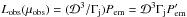 Mathematical equation: \hbox{$L_{\rm obs}(\mu_{\rm obs}) = (\mathcal{D}^3/\Gamma_{\rm j})P_{\rm em} = \mathcal{D}^3\Gamma_{\rm j}P_{\rm em}'$}