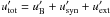 Mathematical equation: \hbox{$u_{\rm tot}' = u_{\rm B}' + u_{\rm syn}' + u_{\rm ext}'$}