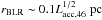 Mathematical equation: \hbox{$r_{\rm BLR} \sim 0.1L_{\rm acc,46}^{1/2}\;{\rm pc}$}