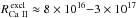 Mathematical equation: \hbox{$R^{\rm \,excl}_{\rm\caii}\approx8\times10^{16}{-}3\times10^{17}$}
