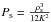 Mathematical equation: \hbox{$P_{\rm s} = \frac{\rho^3_{\rm s}}{12K^2}$}