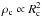 Mathematical equation: \hbox{$\rho_{\rm c} \propto R_{\rm c}^{2}$}