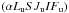 Mathematical equation: \hbox{$\left( \alpha L_{\rm u}SJ_{\rm u}IF_{\rm u}\right) $}