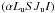 Mathematical equation: \hbox{$\left( \alpha L_{\rm u}SJ_{\rm u}I\right) $}