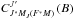 Mathematical equation: \hbox{$C_{J^{\ast }M_{J}\left( F^{\ast }M\right) }^{J^{\prime }}\left( B\right) $}