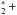 \hbox{$_2^*\,+\,$}