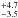 \hbox{$_{-3.5}^{+4.7}$}